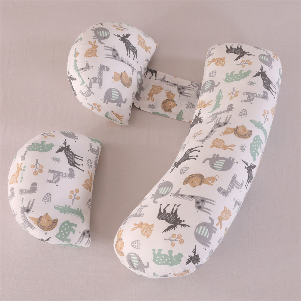Maternity Pillow Waist Support Pillow Multi-functional U-shape Pillow Pregnancy Belly Support Pillow Nursing Cushion