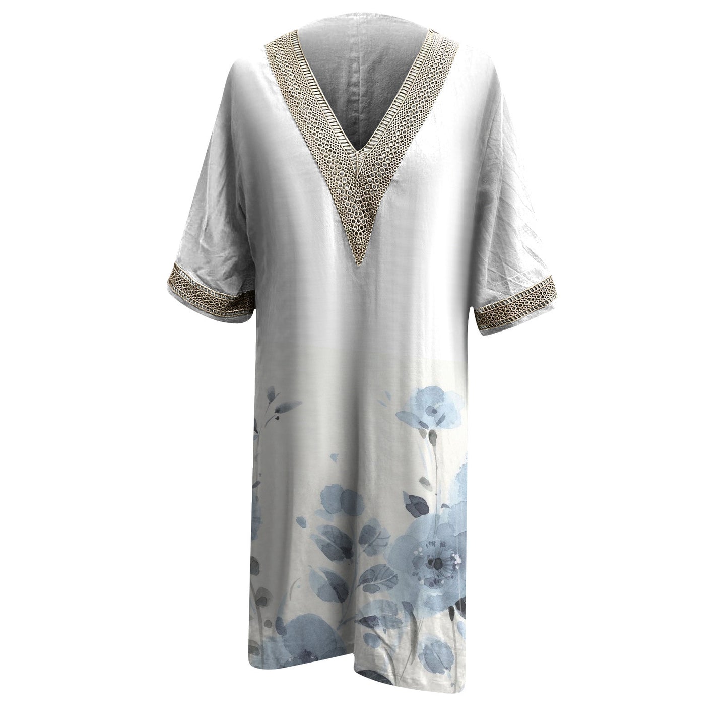 Women's Half Sleeve Dress Spring And Summer New Casual