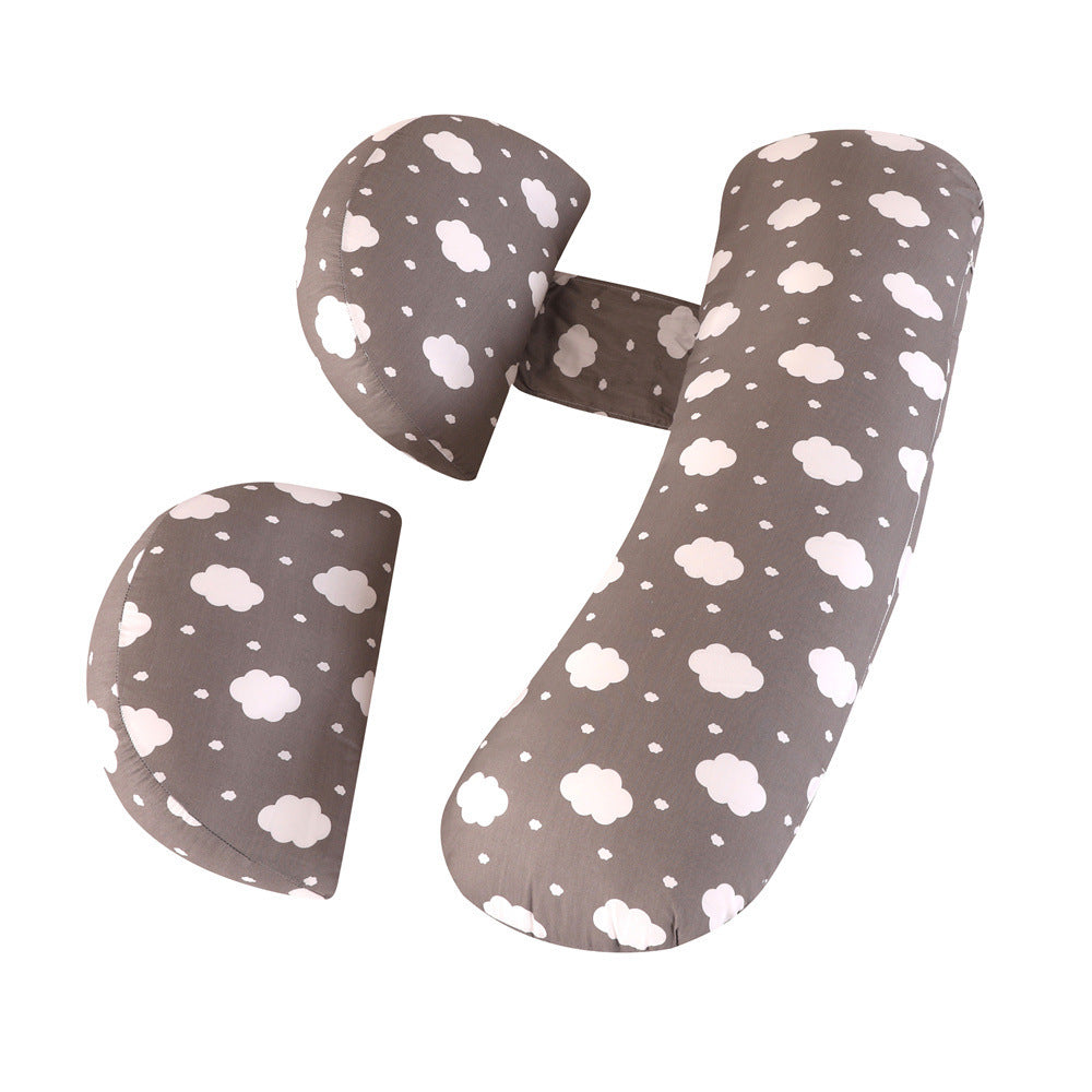 Maternity Pillow Waist Support Pillow Multi-functional U-shape Pillow Pregnancy Belly Support Pillow Nursing Cushion