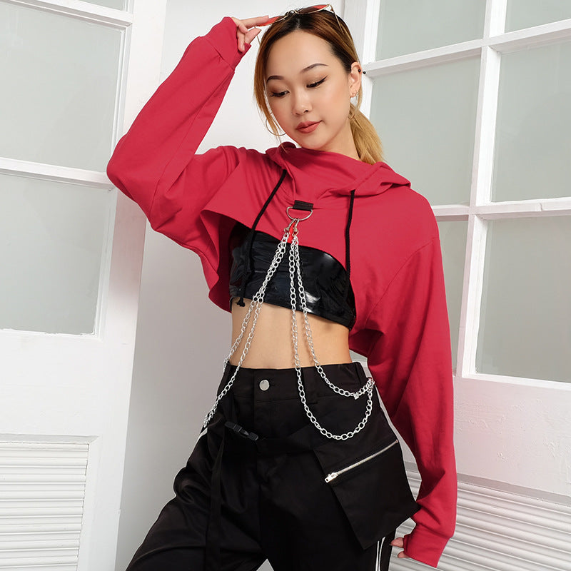 Long-sleeved hoodie