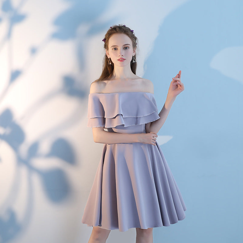 Pink Short Sisters Bridesmaid Dress - BabynBeauty