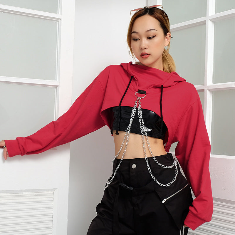 Long-sleeved hoodie