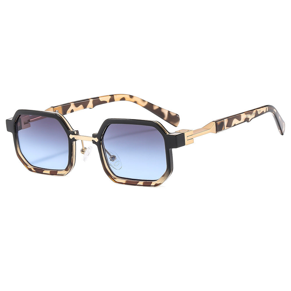 New Retro Hip Hop Small Square Box Exquisite Sun Glasses