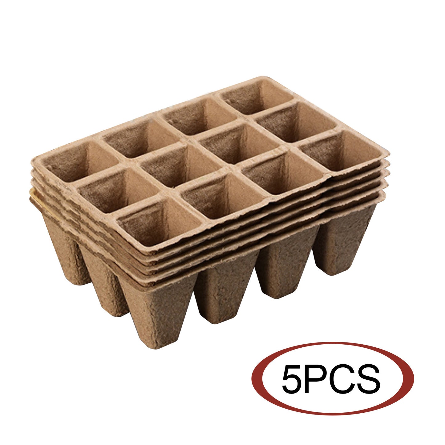 Biodegradable Eco-Friendly Pulp Seedling Nursery Pots 12-Hole - BabynBeauty