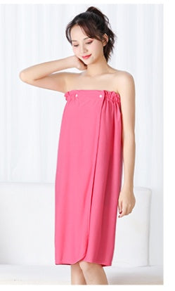 Open Button Bath Skirt Women Tube Top Bath Towel Can Wear Nightdress