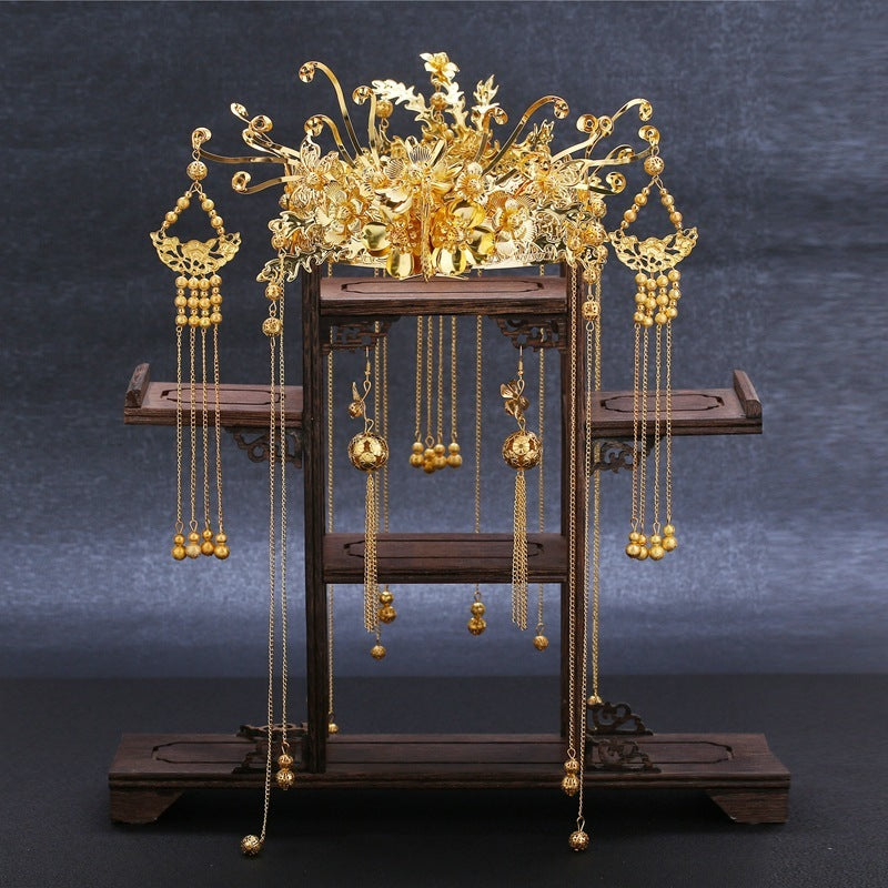 Tassel Suit Wedding Cheongsam Show And Hair Accessories - BabynBeauty