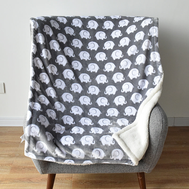 Baby Flannel Blanket Shawl Blanket - BabynBeauty