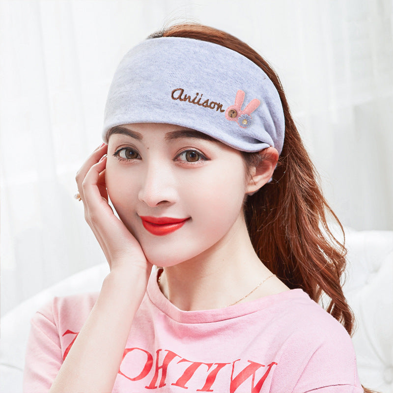 Baby Cap Five Pointed Star Maternity Cap Face Wash Make Up Hair Band Baby Hood