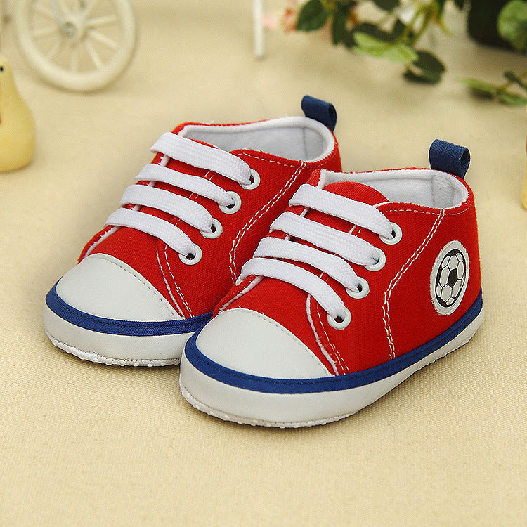Spring And Autumn New Baby Canvas Shoes Non-Slip - BabynBeauty