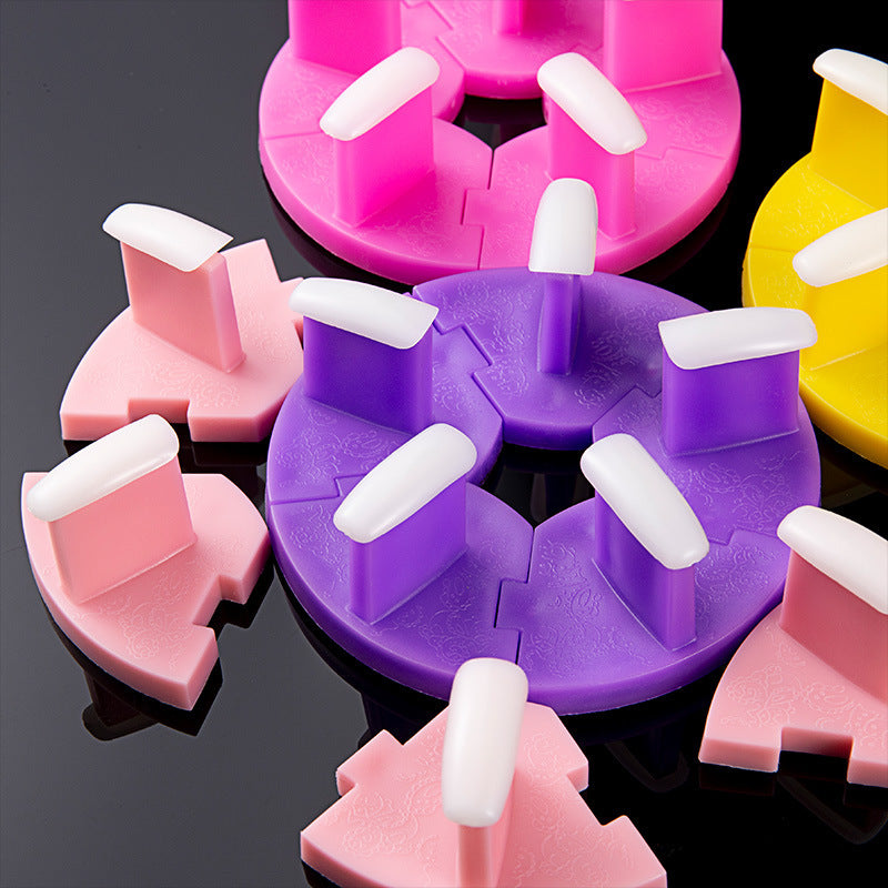 Nail Practice Tool Lotus Seat Detachable Nail Practice Rack