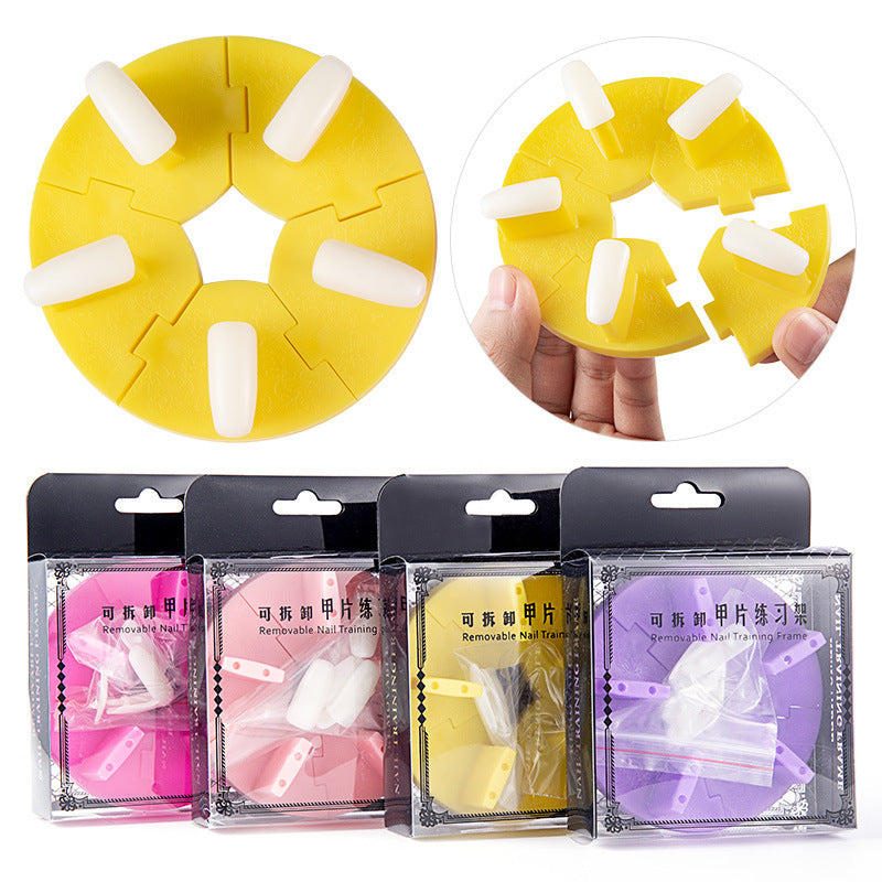 Nail Practice Tool Lotus Seat Detachable Nail Practice Rack
