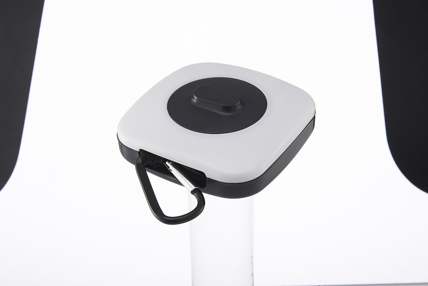Eco-friendly Creative Magic Foldable Reusable Roll Up Shopping Bag Square Plastic Case Roll Up Nylon Tote Bag