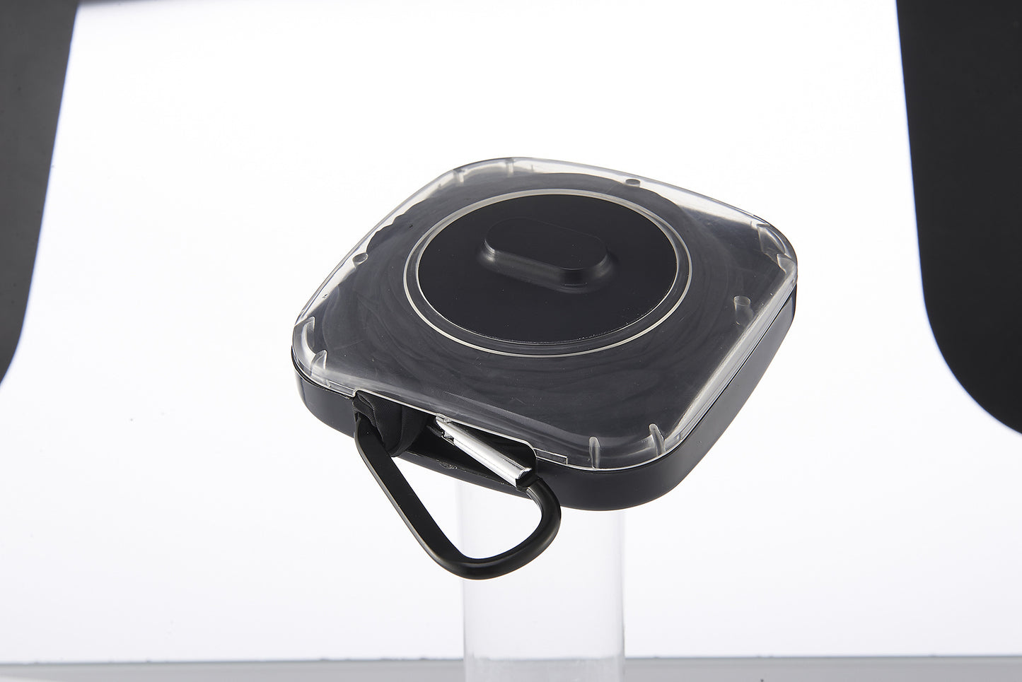 Eco-friendly Creative Magic Foldable Reusable Roll Up Shopping Bag Square Plastic Case Roll Up Nylon Tote Bag