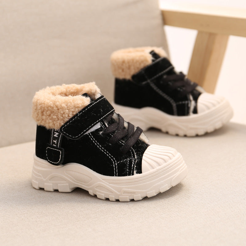 Boy Fleece-lined Waterproof Short Boots