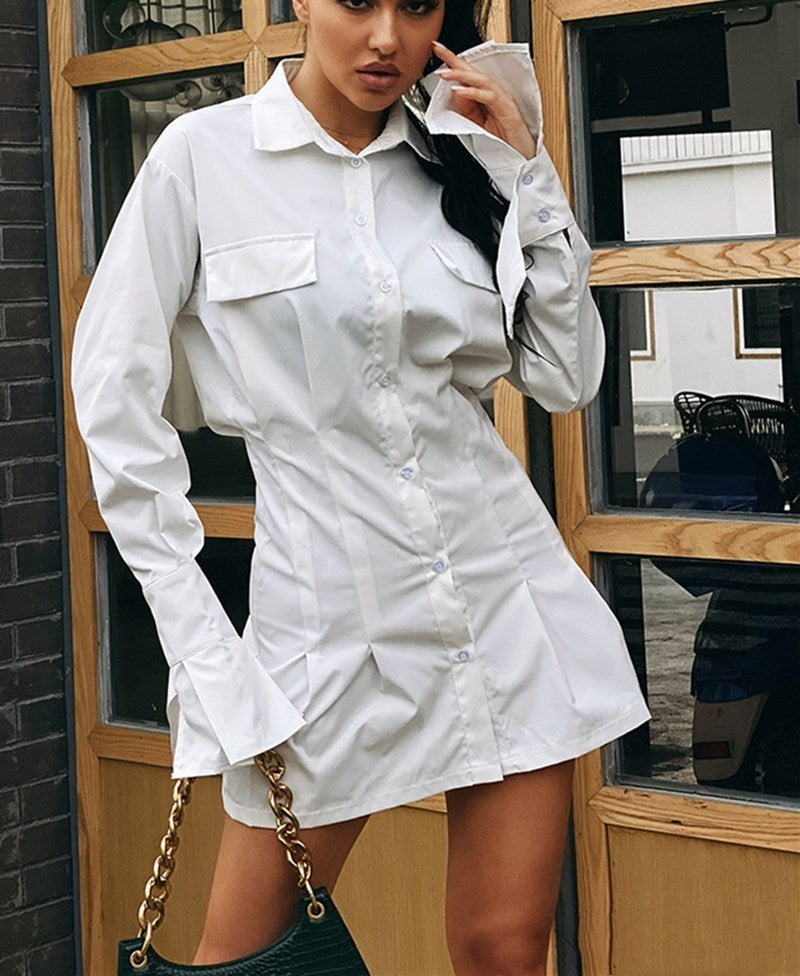 Women shirt dress - BabynBeauty