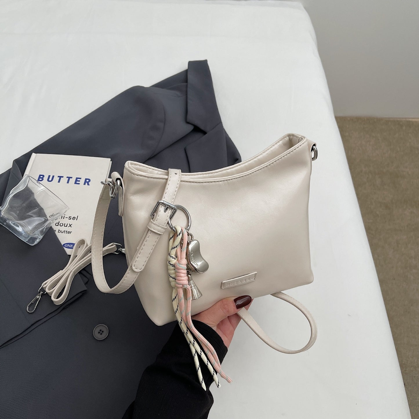 Single Shoulder Underarm Bucket Bag Women's Fashion Messenger Bag - BabynBeauty