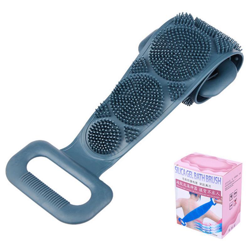 Long silicone bath towel bath rub back massage - BabynBeauty