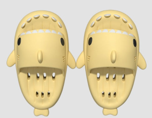 Shark Slippers With Drain Holes Shower Shoes For Women Quick Drying Eva Pool Shark Slides Beach Sandals With Drain Holes - BabynBeauty