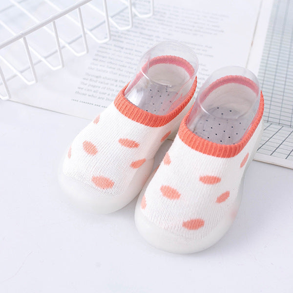 Mesh Breathable Stripes Soft Bottom Floor Shoes Infant Indoor Toddler
