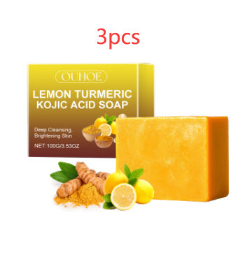 Lemon Turmeric Kojic Acid Soap Face Soap - BabynBeauty