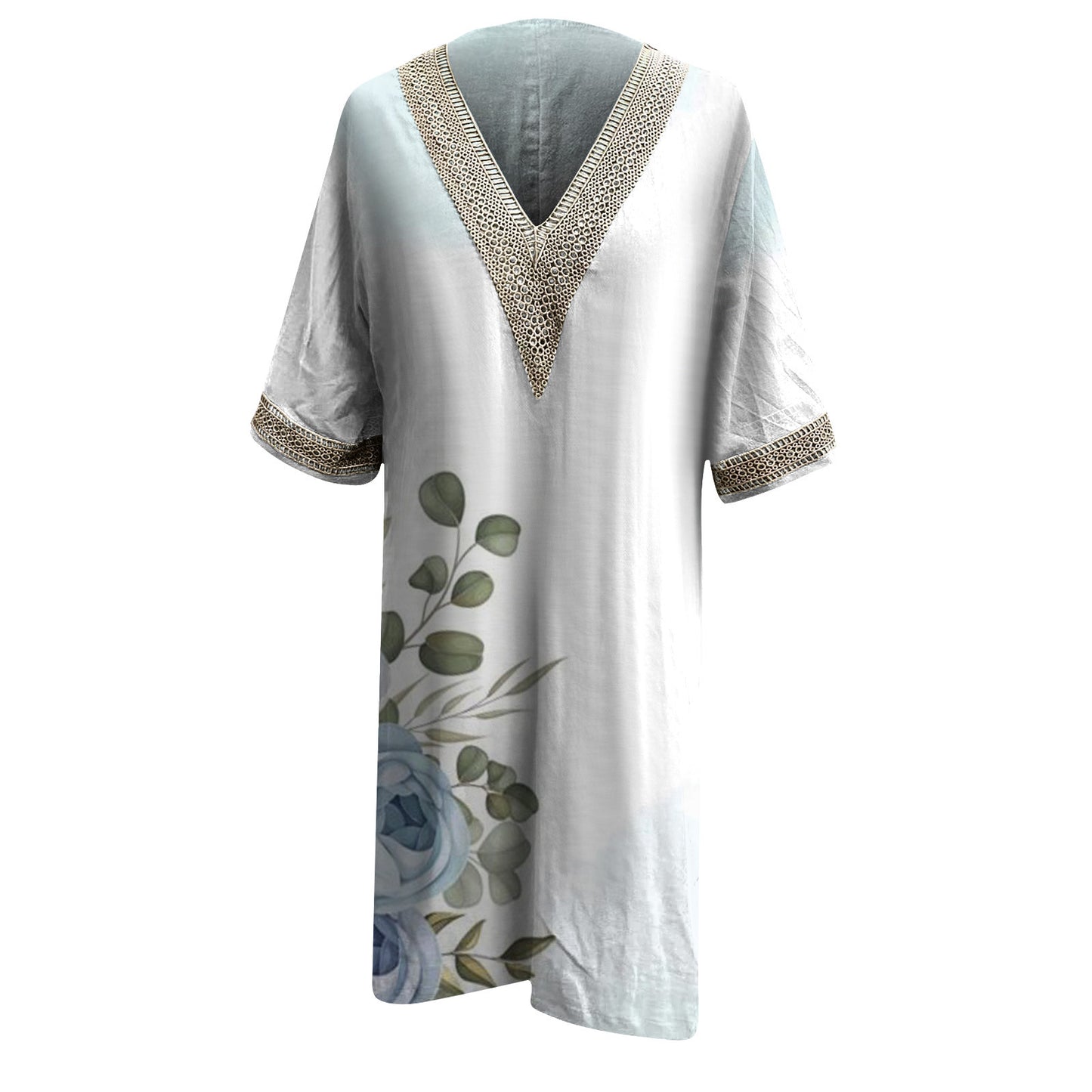 Women's Half Sleeve Dress Spring And Summer New Casual