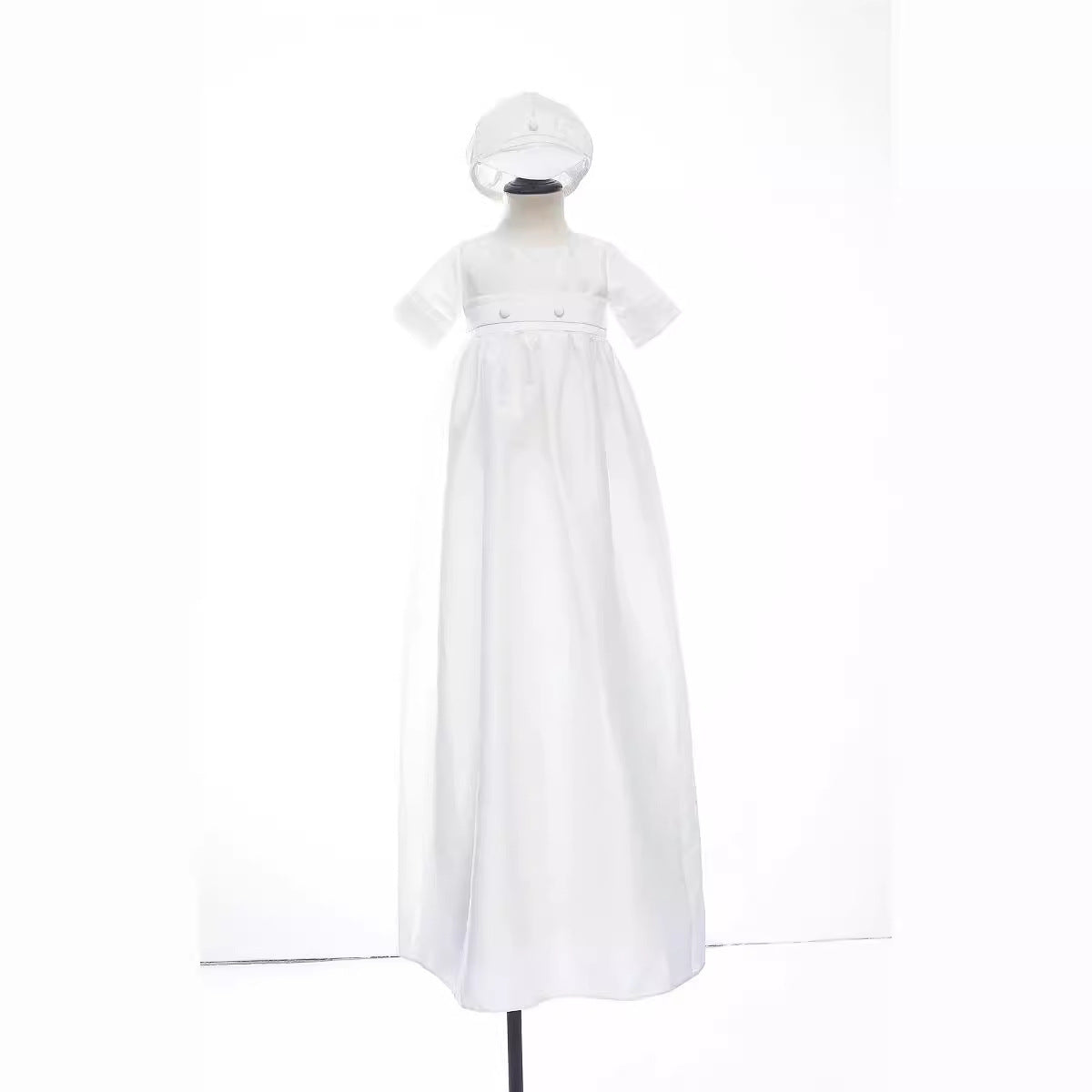 Extended European Baptism Dress Boy Baby Full-year - BabynBeauty