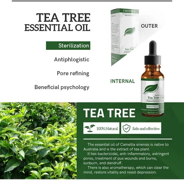 Firstsun tea tree essential oil - BabynBeauty