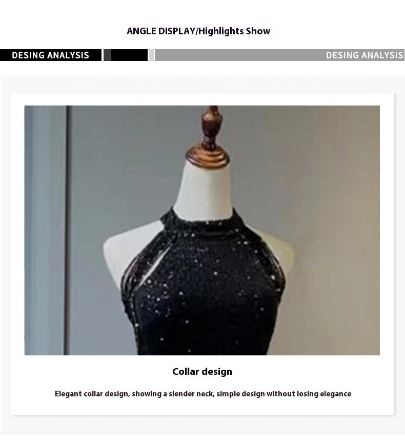 Black Evening Dress For Women - BabynBeauty