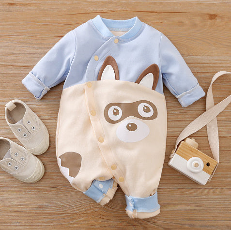 Autumn Clothing Pure Cotton Baby Rompers Pajamas - BabynBeauty