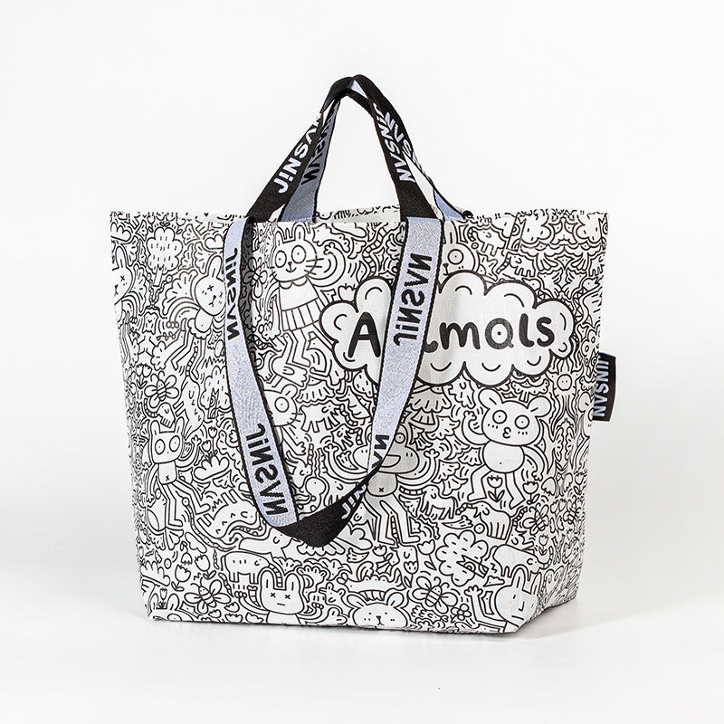 Plastic Eco-friendly Waterproof Supermarket Shopping Bags