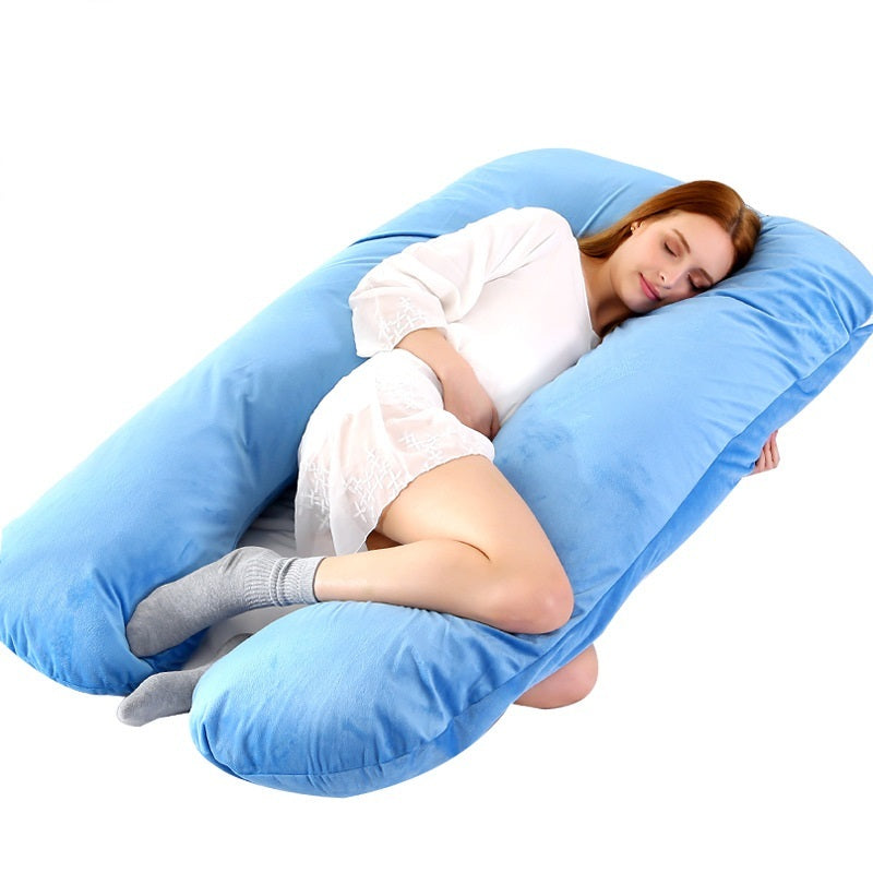 U-shaped Pillow For Pregnant Women Multifunctional Side Pillow, Detachable And Washable Nursing Pillow