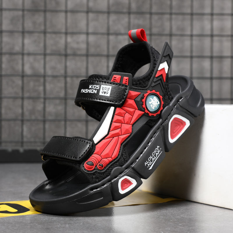 New Boys Beach Velcro Soft Sole Sandals - BabynBeauty