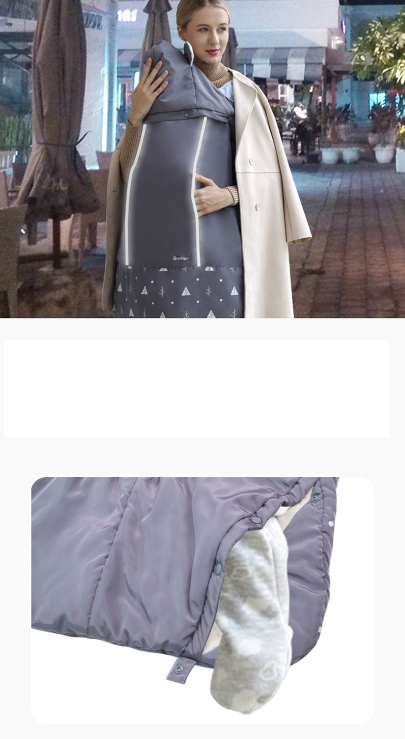 Warm Baby Carrier Cloak Cover Windproof Quilt Stroller Accessories
