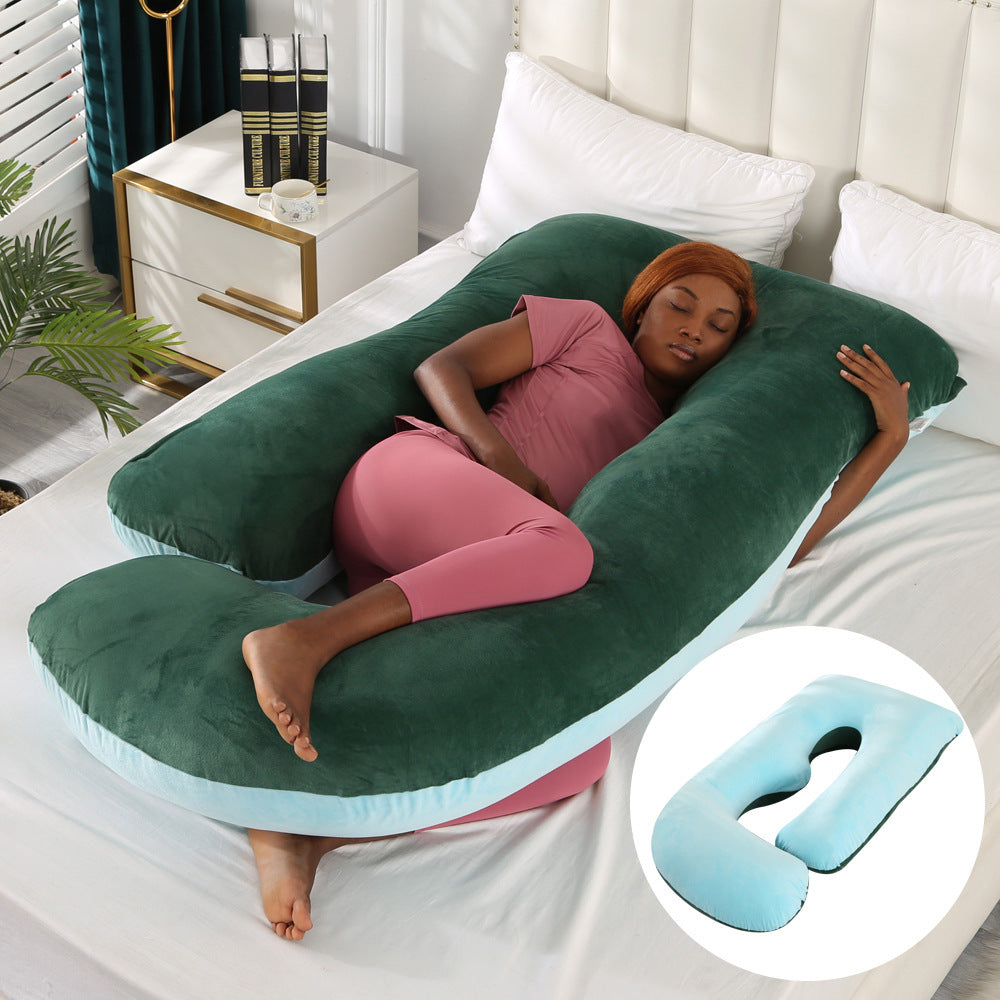 Maternity Pillow Waist Support Side Sleeping Slope Pillow J-type