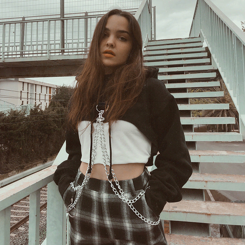 Long-sleeved hoodie