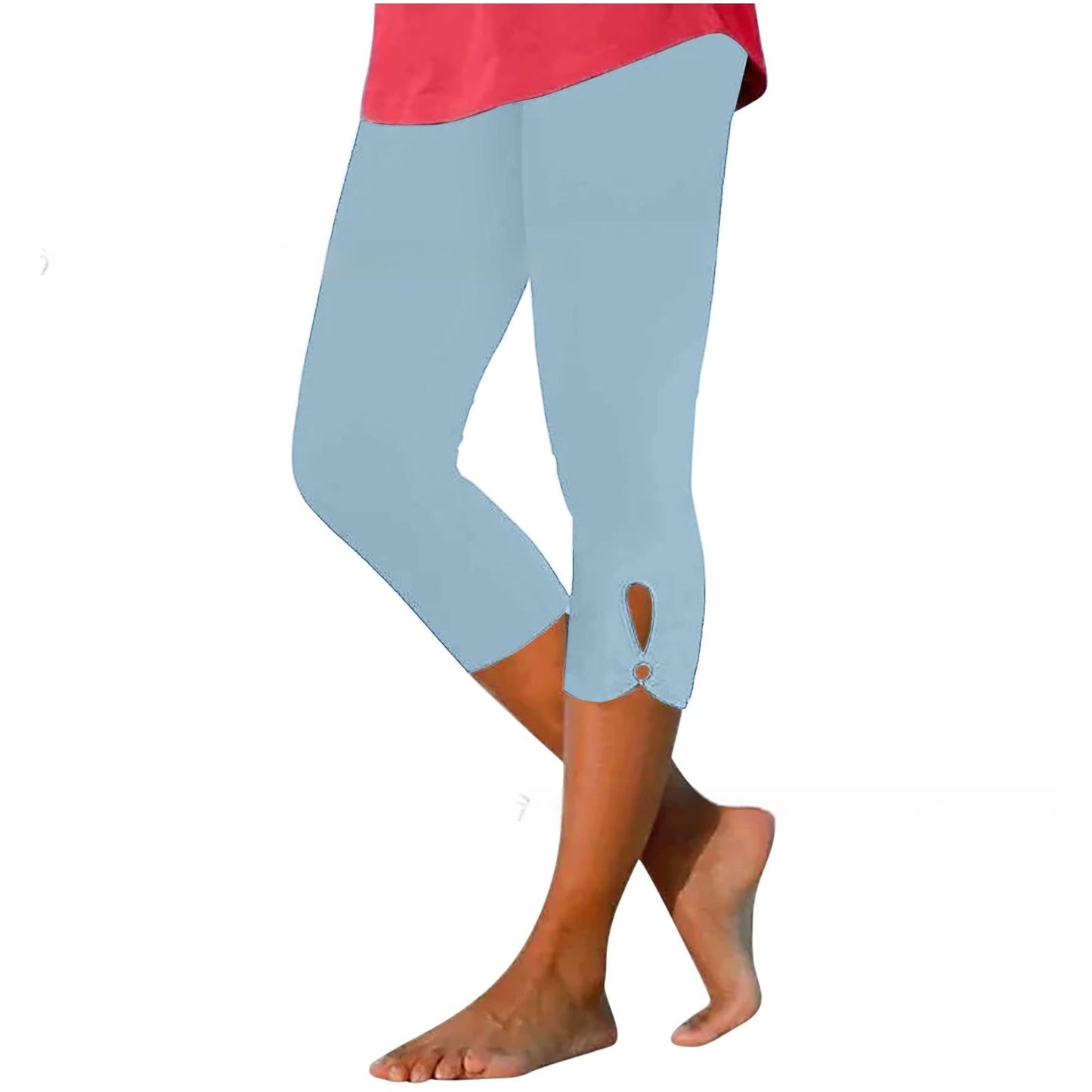 Casual Hollow-out Petals Skinny Stretch Women's Leggings