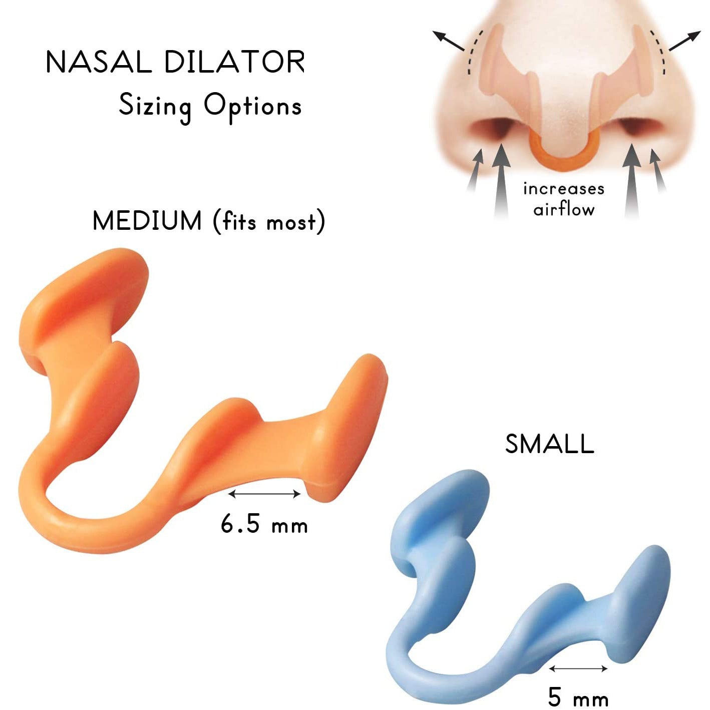 Silicone Elastic Nasal Splint Anti-snoring Device With Color Box Full Set Anti-snoring
