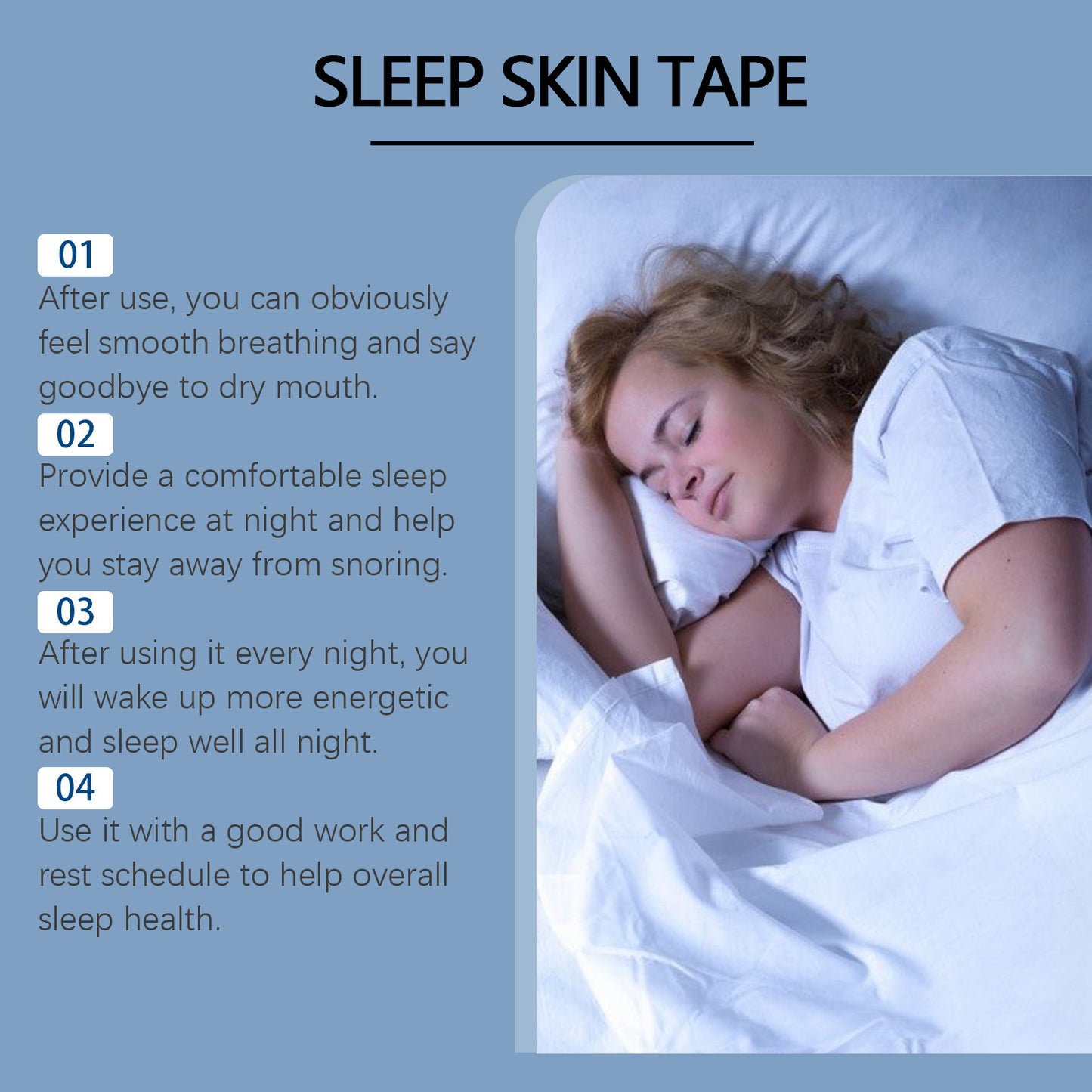 Anti Snoring Sleep Stickers Night Comfort