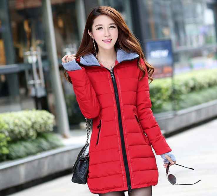 New Windproof Waterproof Winter Jacket Women Coat Female Padded Coat Long Section Women Coat Windbreaker Parka