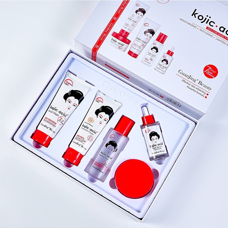 Kojic Acid Toner And Lotion Set Suit Brightening Skin