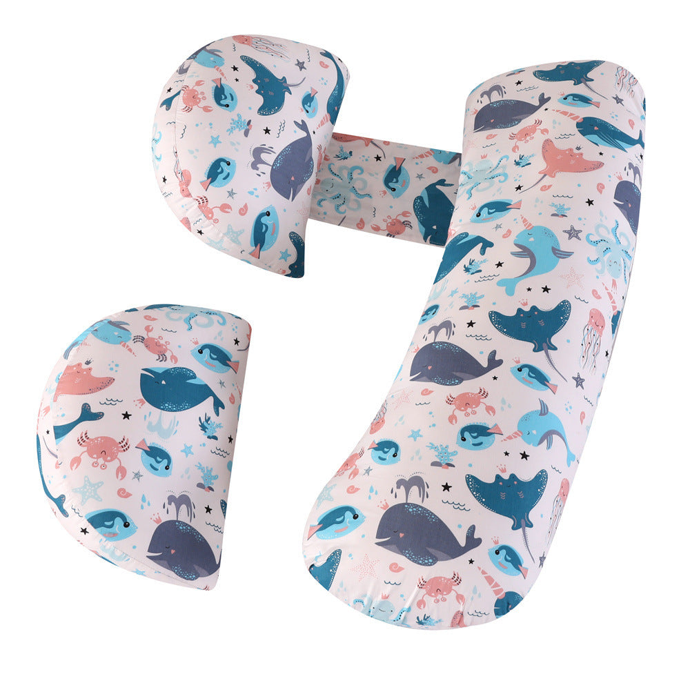 Maternity Pillow Waist Support Pillow Multi-functional U-shape Pillow Pregnancy Belly Support Pillow Nursing Cushion