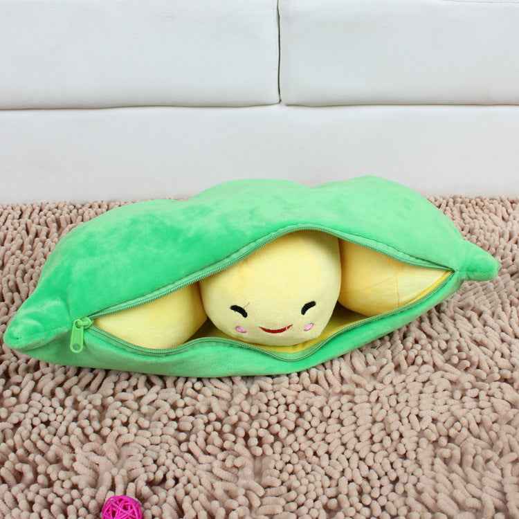 Plush Toys Wholesale Girls Generation Large Pea Pillow Cushion Creative Gifts Pea Pod Factory Direct