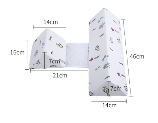Baby pillow, side pillow, infant sleeping position positioning - BabynBeauty