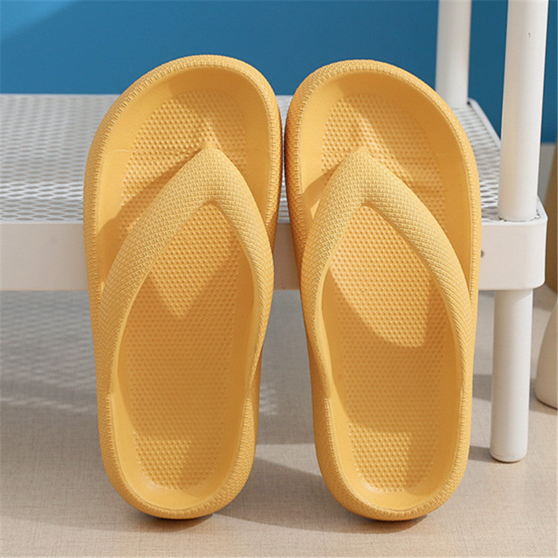 Clip Toe Shoes Eva Non-Slip Slippers Soft Sole Flip Flops Women Thick Bottom Bathroom Slides Summer - BabynBeauty