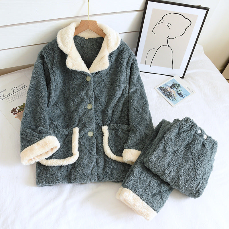 Flannel Maternity Nursing Clothes - BabynBeauty