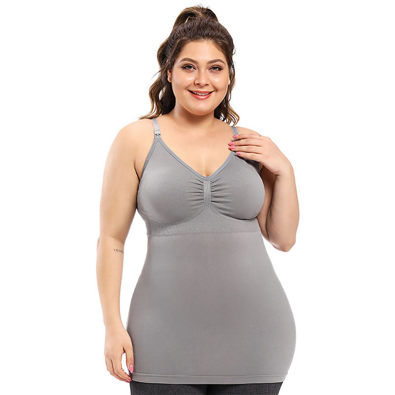 Maternity bra underwear with high elastic nursing vest - BabynBeauty