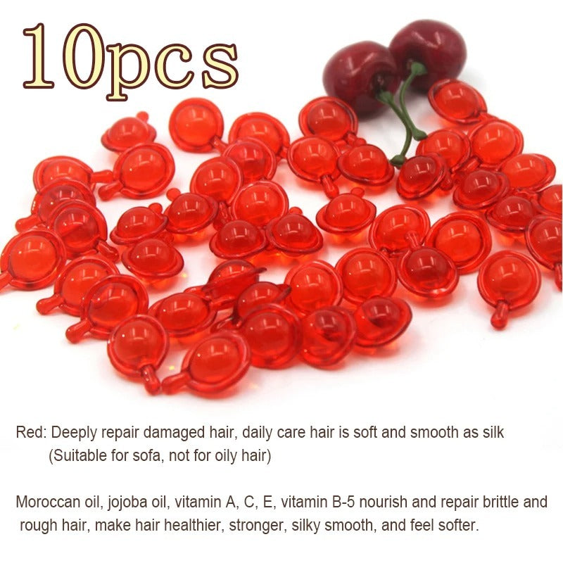 Morocco Hair Care Essential Oil Capsules Anti-frizz Hair Mask Soft - BabynBeauty