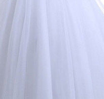 Retro round neck sexy little tail bridal wedding dress - BabynBeauty