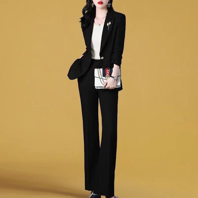Business Suit Fashion Temperament Reduction Two-piece Set - BabynBeauty