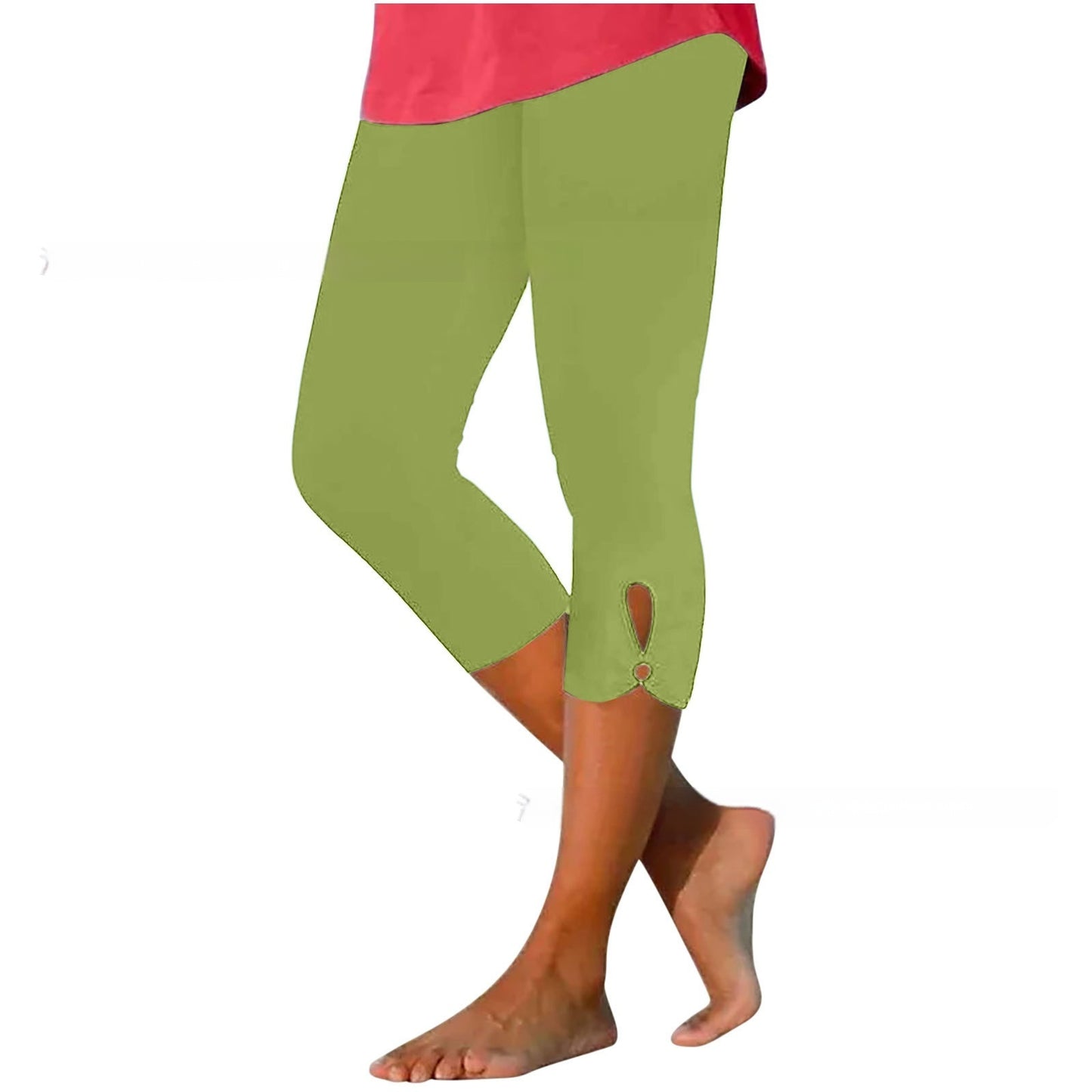 Casual Hollow-out Petals Skinny Stretch Women's Leggings